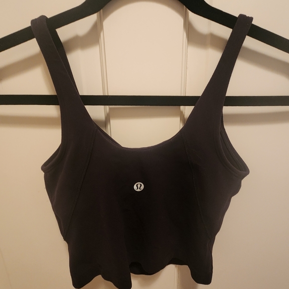 lululemon Align Tank in black.  Size 2 EUC. #W1CW4S - Picture 4 of 5